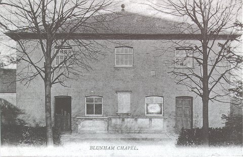The Baptist Chapel in 1907, Blunham