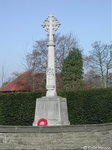 The 1914-1918 and 1939-45 War Memorial at Bishopthorpe.