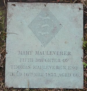 Mary Mauleverer Plaque