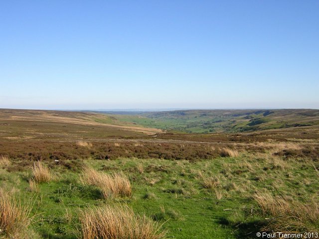 The view from Rosedale Head, looking down Rosedale