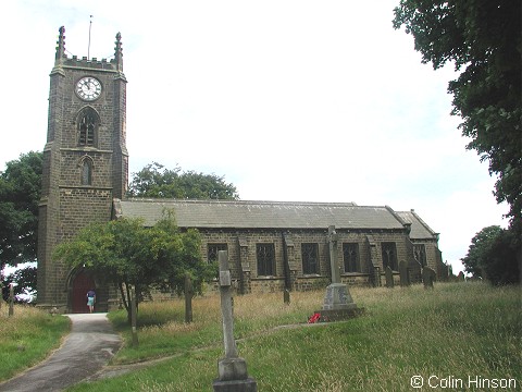 The War Memorial at Cowling in the churchyard.