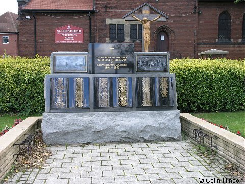 The Memorial for the men who lost their lives at Grimethorpe Colliery 1894 to 1993.