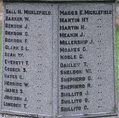 The Memorial for the 1896 Micklefield Colliery explosion in St. Mary's Churchyard, Micklefield.