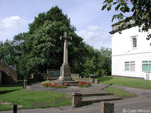 The First World War memorial in All Saints Churchyard, Wath upon Dearne