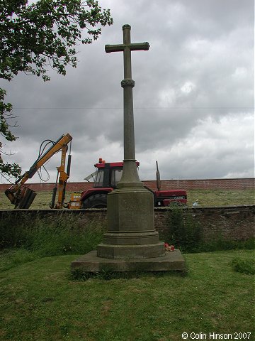 The War Memorial in St. Mary's Churchyard, Whitgift.