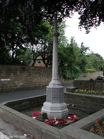 The War Memorial in the Churchyard at Wickersley.