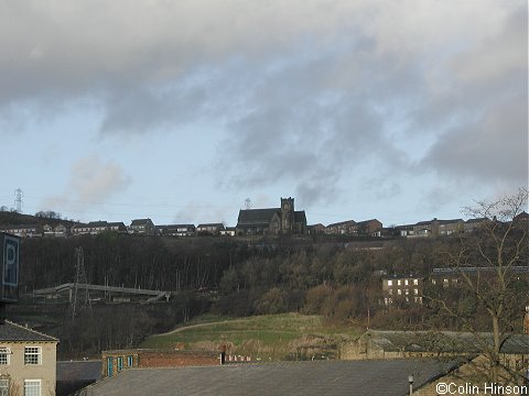 St. Thomas's Church from Halifax town, Halifax