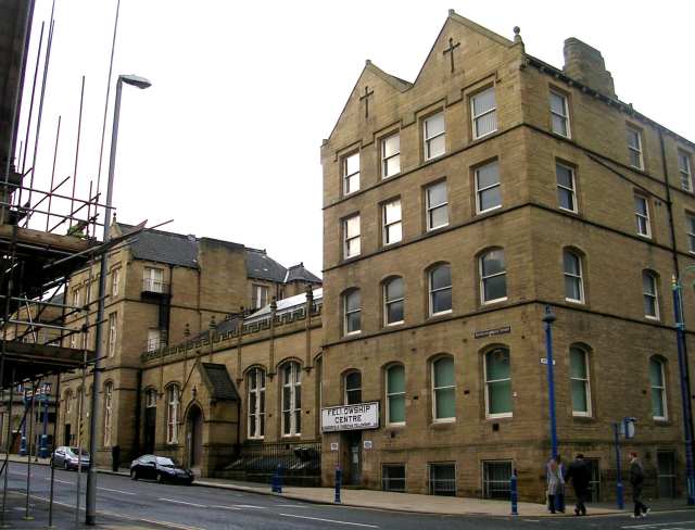 The former Christian Fellowship Church, Huddersfield
