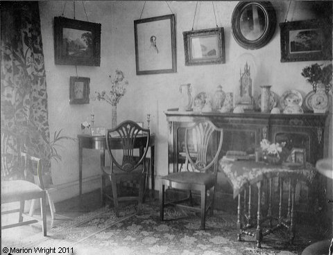 The interior of the Manse C1890, Gisburn