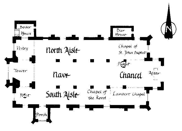 A plan of St. Michael's Church, Kirkby Malham