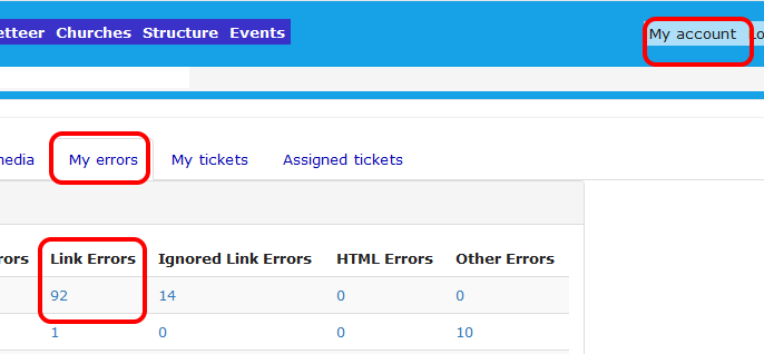 Link errors