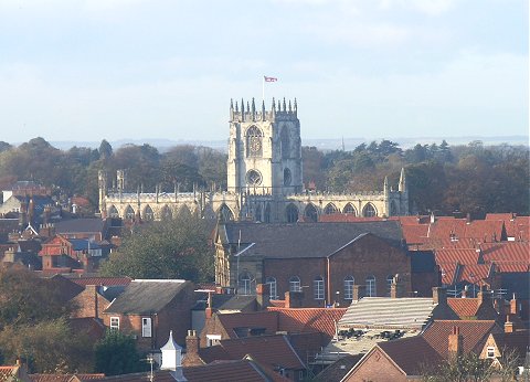 St Mary's Church from the Minster, Beverley