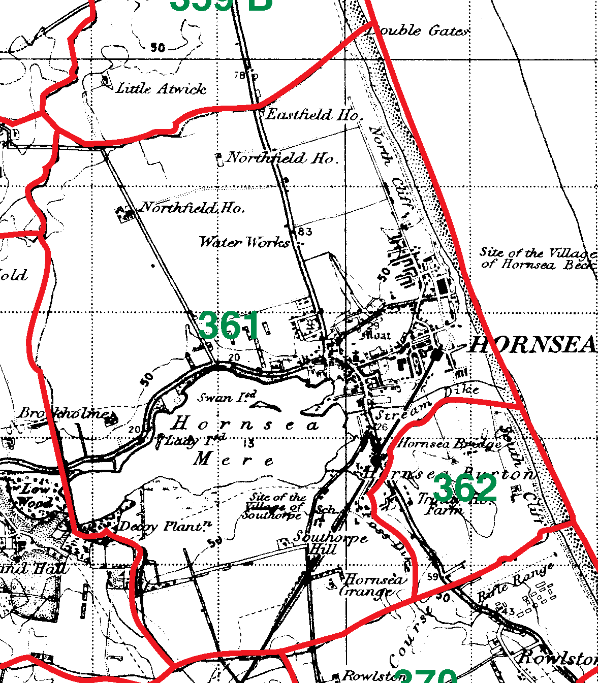 Hornsea boundaries map