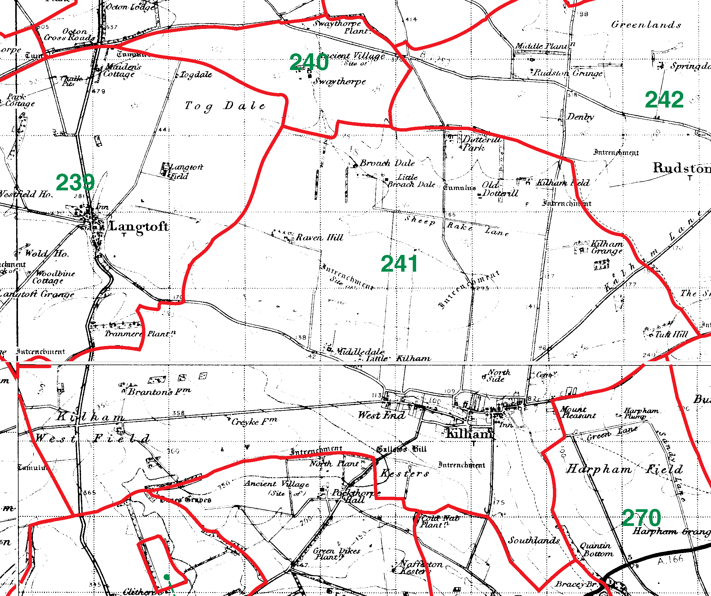 Kilham boundaries map