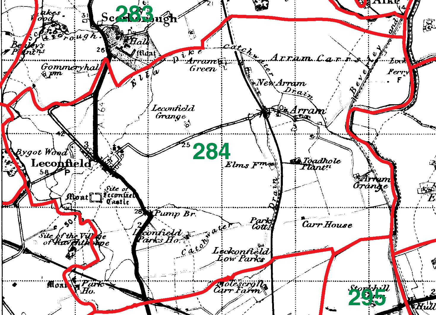 Leconfield boundaries map