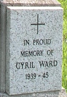 The War Memorial for WWI and WWII at Bielby.