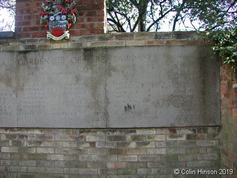 The former 1939-45 War Memorial at Hornsea.