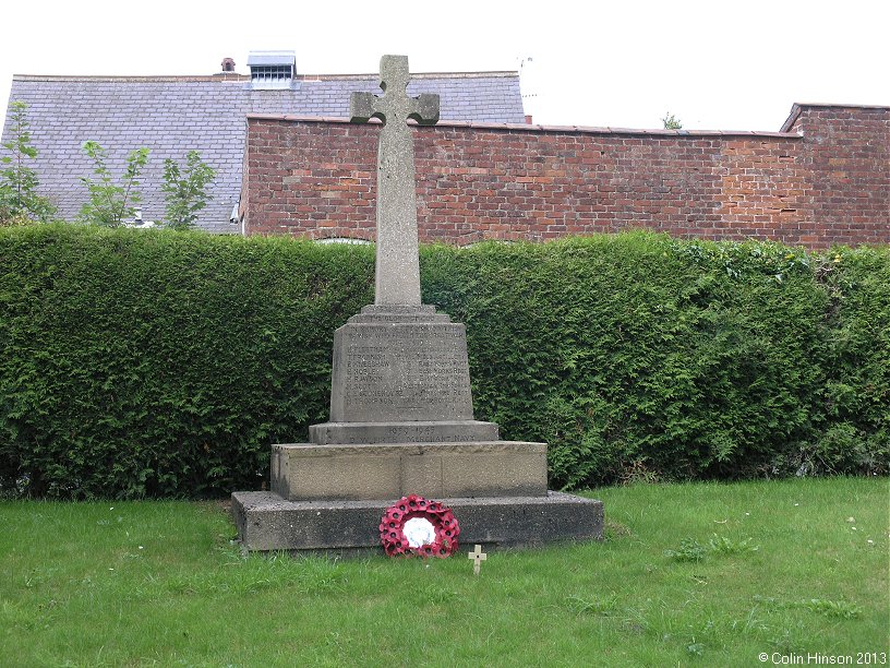 The World Wars I and II War Memorial at North Dalton.