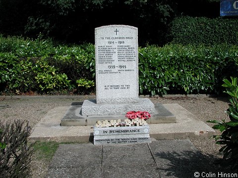 The War Memorial at South Cave.