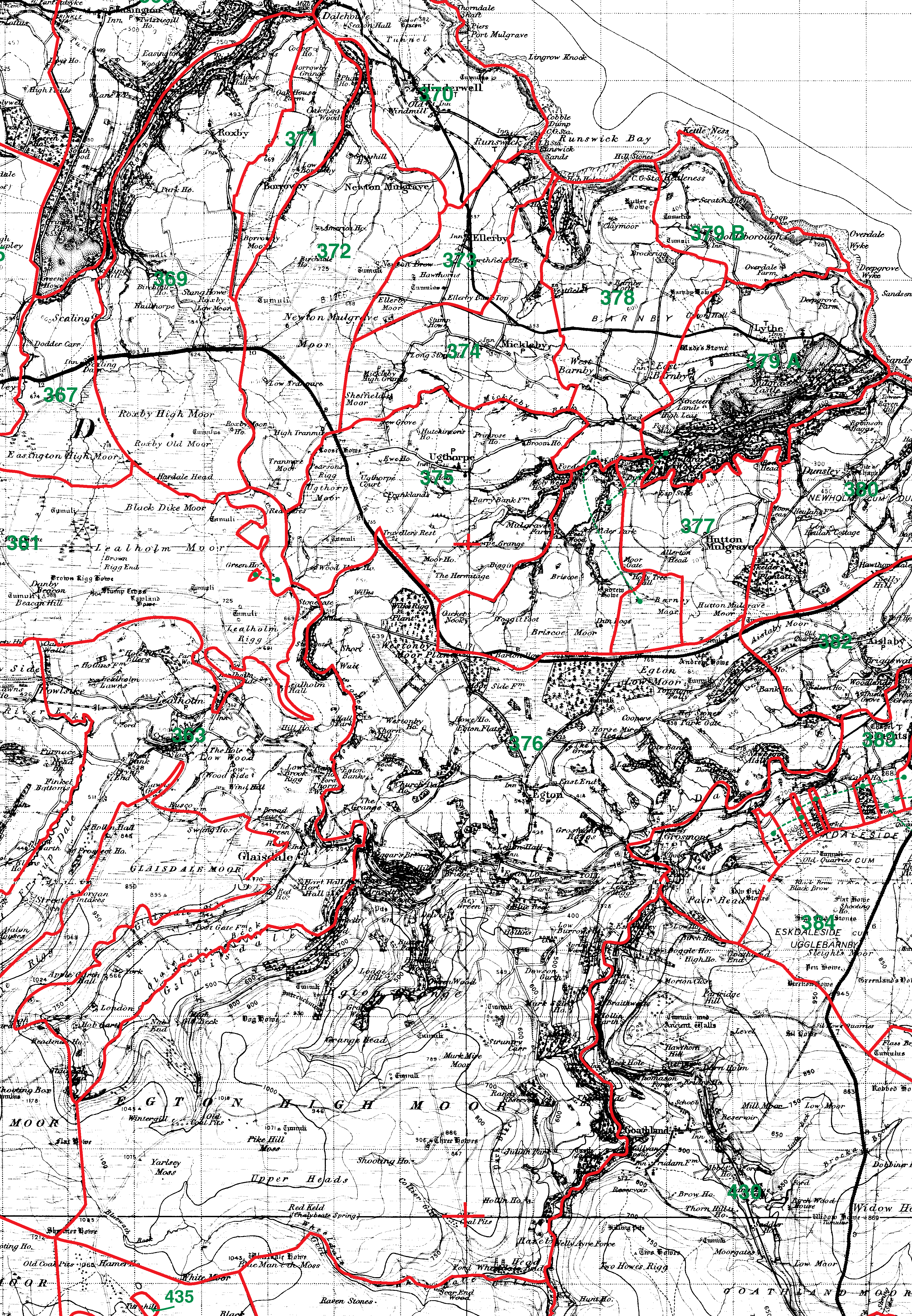 Lythe boundaries map