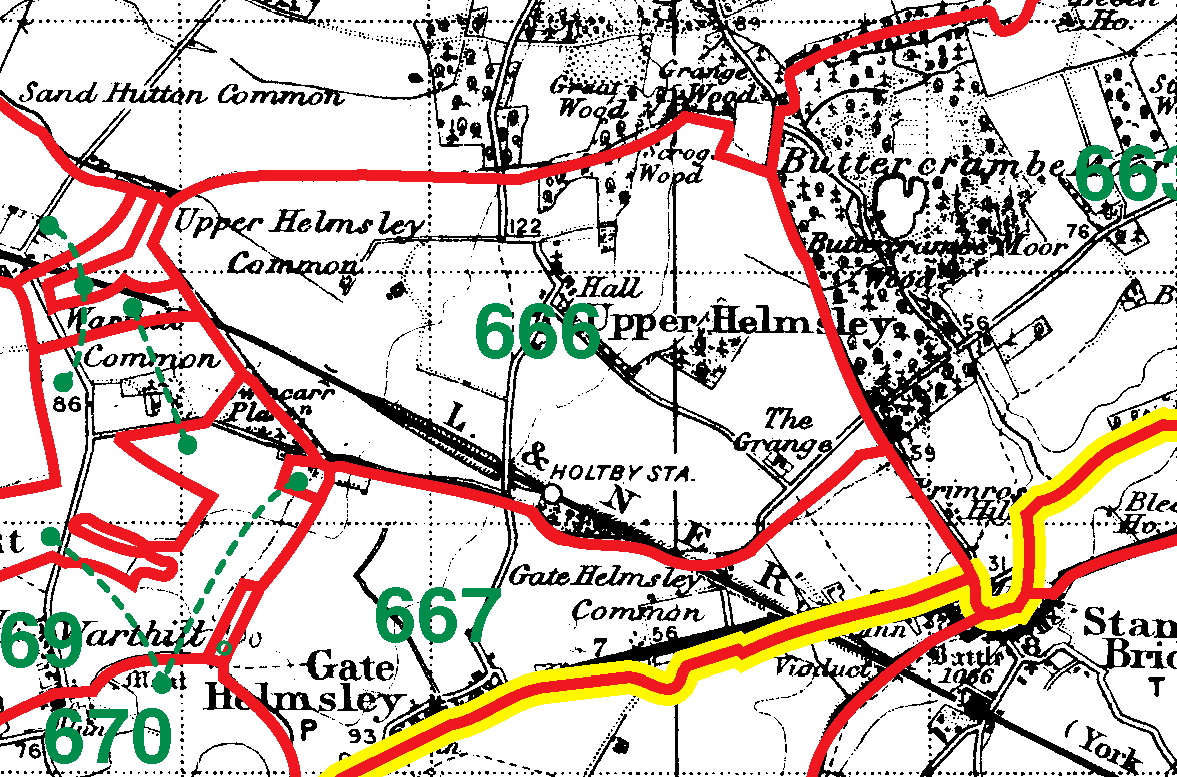 Upper Helmsley boundaries map