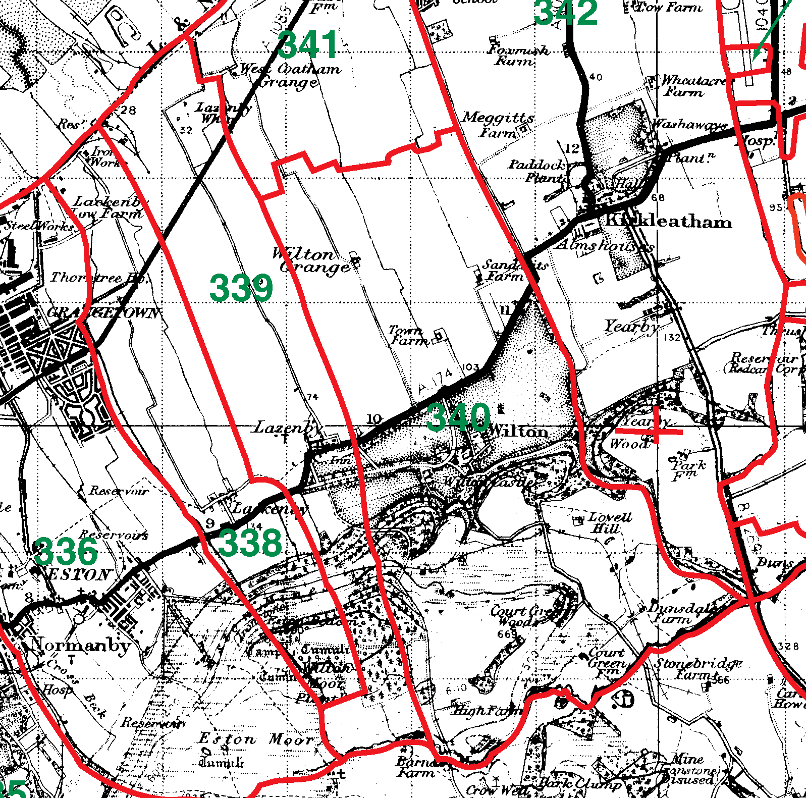 Wilton boundaries map