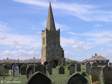 The ruins of St. Germain's Church, Marske by the Sea