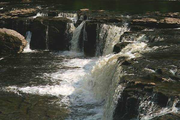 The falls at Aysgarth, Aysgarth
