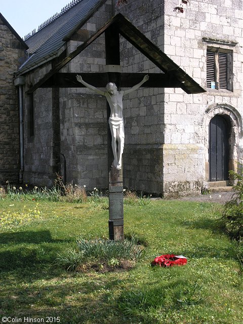 The World War I War Memorial in St. Helen's churchyard, Amotherby