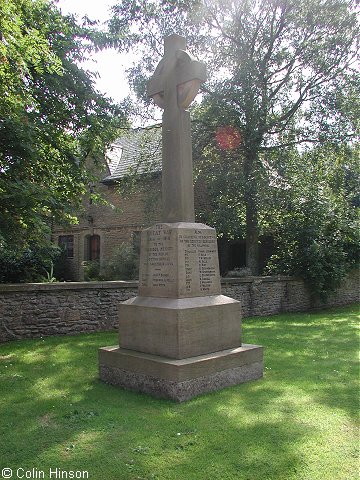The War Memorial in the Churchyard at Hutton Buscel.