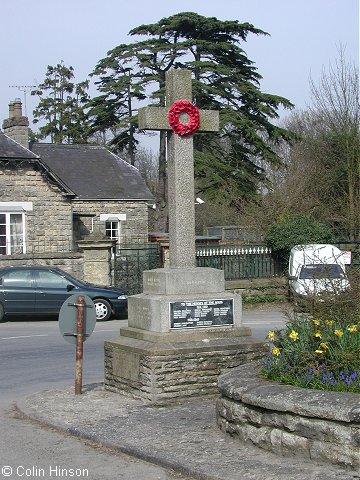 The War Memorial at Kirby Misperton.