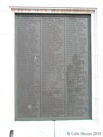 The War Memorial at Middlesbrough.