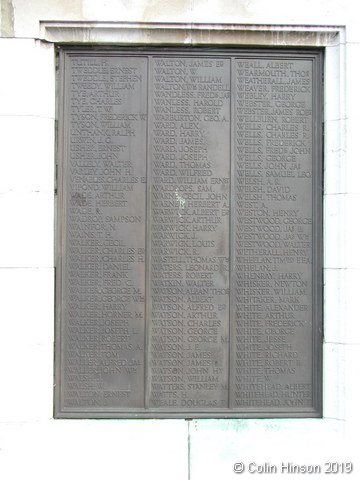 The War Memorial at Middlesbrough.