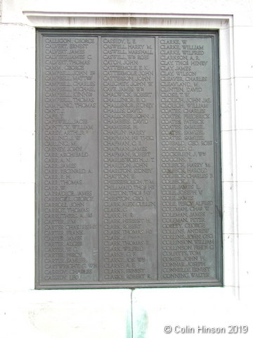 The War Memorial at Middlesbrough.