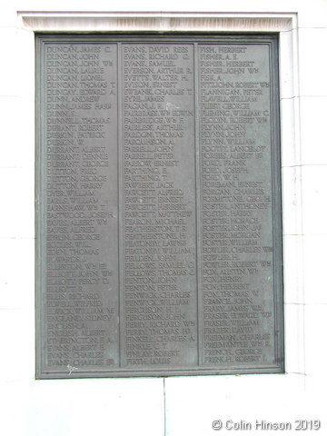 The War Memorial at Middlesbrough.