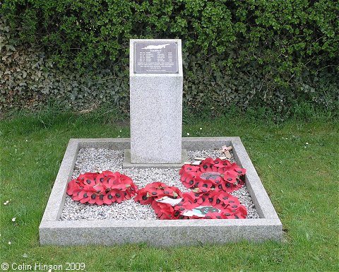 The Memorial Plaque, Back Lane, Newton upon Ouse.