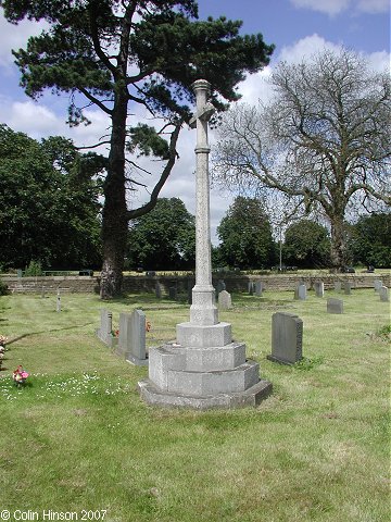 The War Memorial in The Holy Evangelist's Churchyard, Shipton.