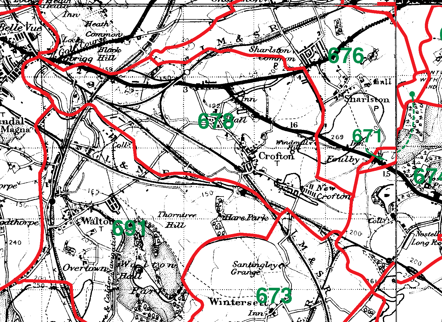 Crofton boundaries map