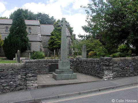 The War Memorial at Ingleton.