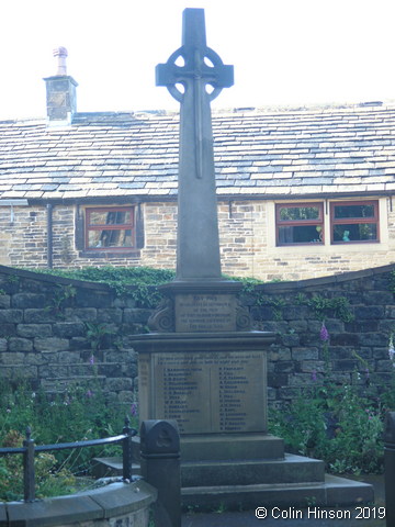 The War Memorial opposite the Church at Nether Thong.