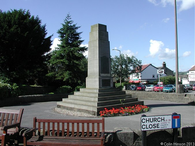 The World Wars I and II memorial at Pool.