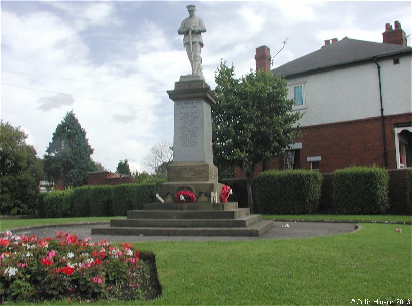 The World Wars I and II memorial at Rothwell