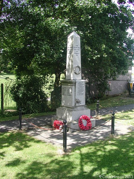 The War Memorial at Salterforth