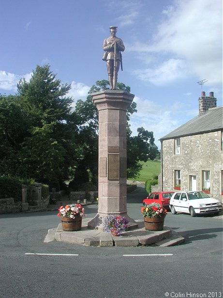 The War Memorial at Slaidburn (with plaques for Dunsop and Newton).