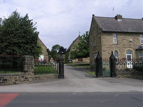 The entrance to the Cemetery, Burncross