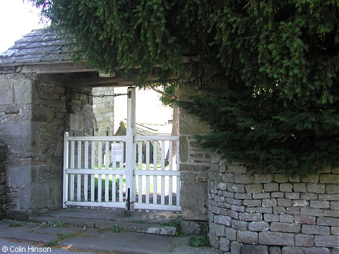 Centrally pivoted gate, St. Wilfrid's, Burnsall