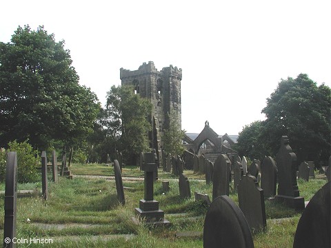 The graveyard and Old Church, Heptonstall