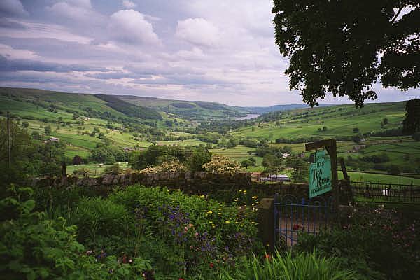 The view from Middlesmoor, looking down Nidderdale