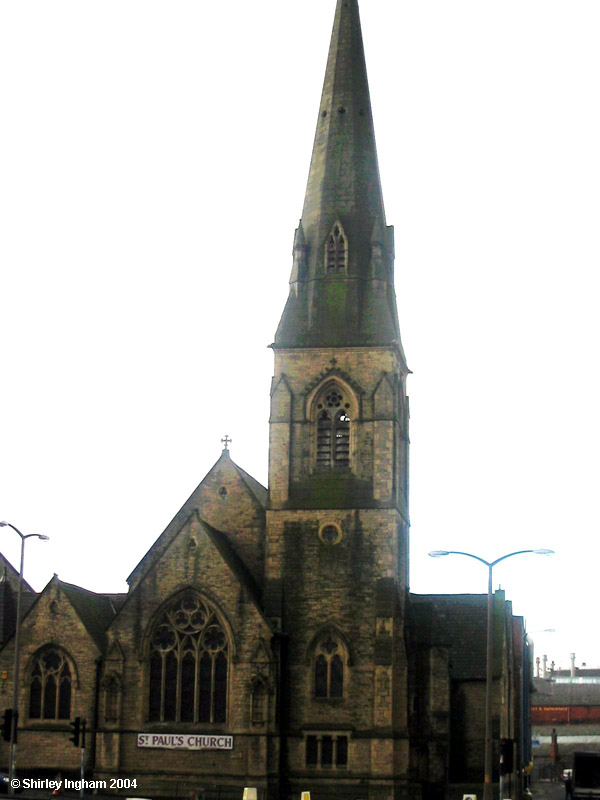GENUKI: St Paul, Bolton, Church of England, Lancashire